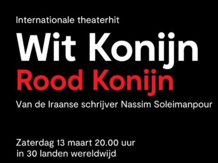 Theater online Wit Konijn Rood Konijn. Wereldwijd!