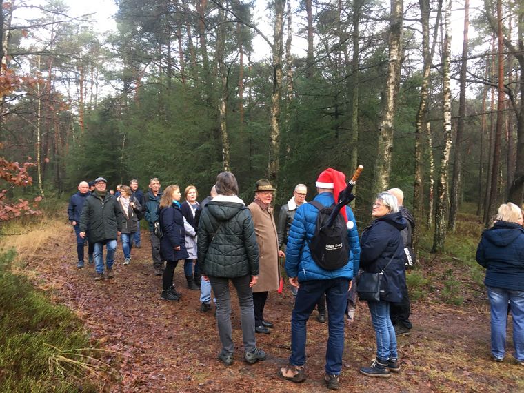 Eerste Kerstdag wandelcafe en lunch Veluwe met singles