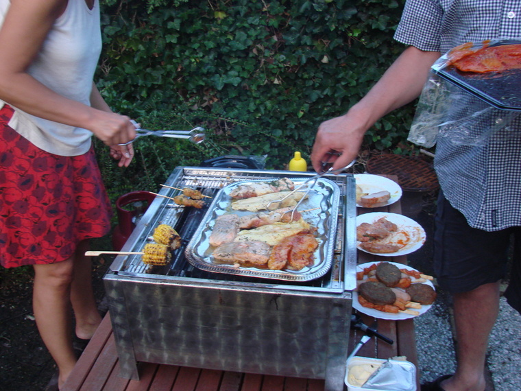 Barbeque op het strand. Amersfoort