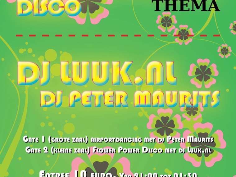 Airportdancing Rotterdam. Flower Power Disco. Singles/ niet singles 40+
