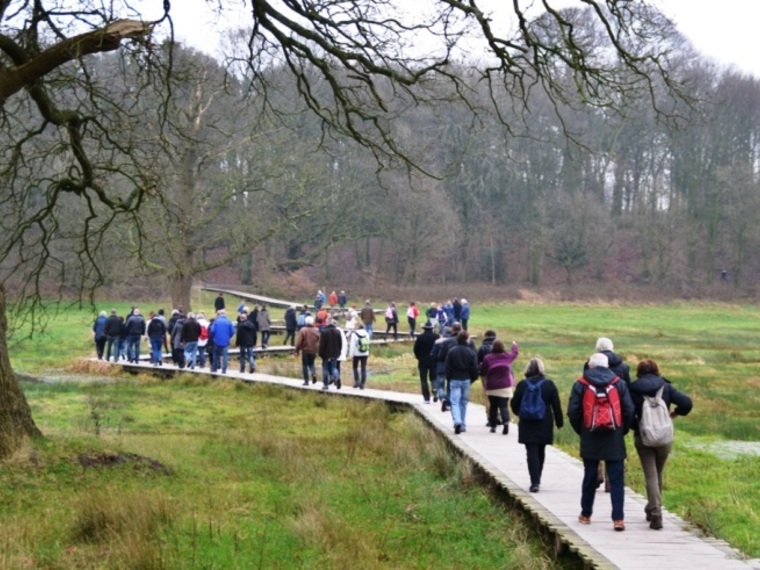 2e Kerstdag Wandelcafe Wageningen. Renkums Beekdal. Singles 40+ 50+ 60+