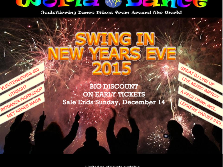 World Dance Oud & Nieuw party- Advertentie