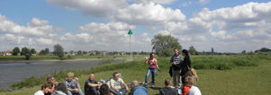 Wandelen e/o diner singles Wageningen. Arboretum Belmonte, stuwwal en langs de Rijn.