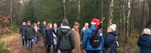 Eerste Kerstdag wandelcafe en lunch Veluwe met singles