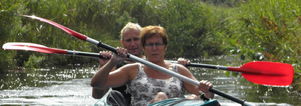 Kanovaren en fietstocht Linge. Singles 35-59 jaar
