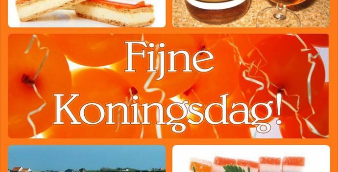 Koningsdag Thuis. Oranje boven, oranje binnen. Met oa. online kroegentochten en feesten!