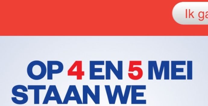 75 jaar vrijheid vier je samen thuis