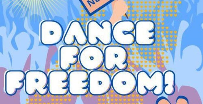 Adv. Dance For Freedom Nederland. Buiten, in vele steden!