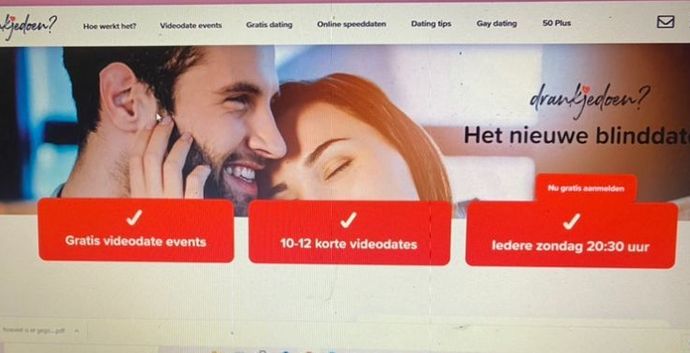 Tip: online speeddaten elke zaterdag