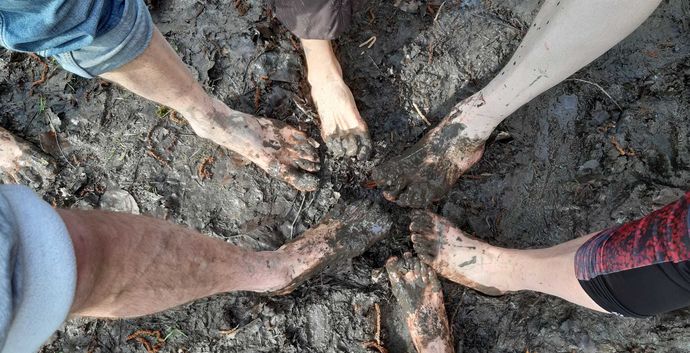 Wandeling op blote voeten in Zoetermeer