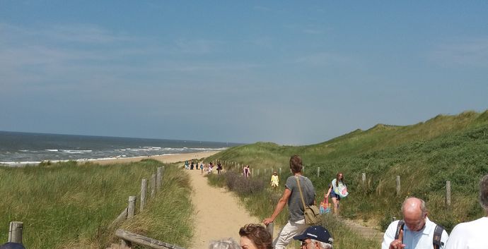 Wandelen strand en duinen Scheveningen