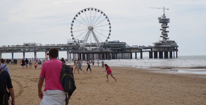 Wandelen strand en duinen Scheveningen