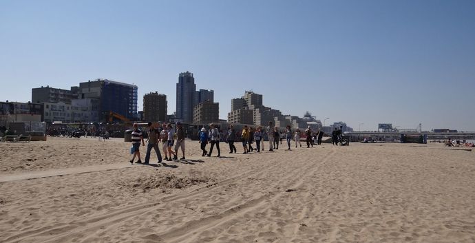 Wandelen strand en duinen Scheveningen