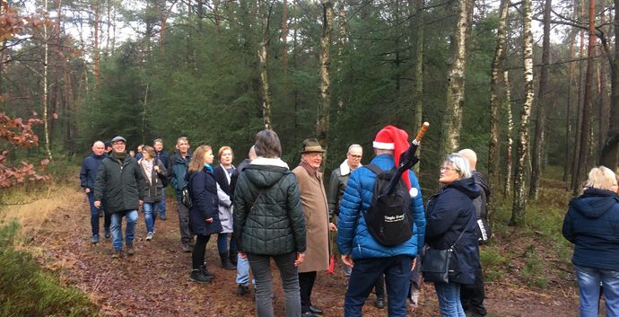 Eerste Kerstdag wandelcafe en lunch Veluwe met singles
