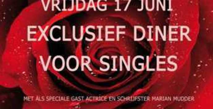 Single Diner en lezing 'De perfecte minares