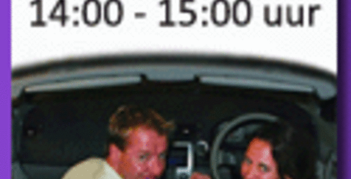 Speeddaten in de auto. Langs A1.