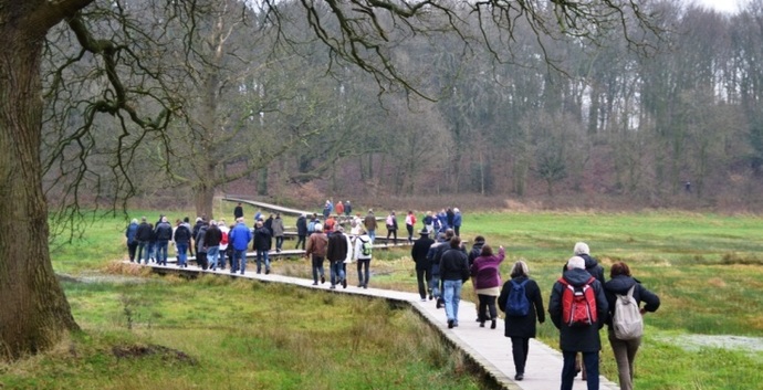 2e Kerstdag Wandelcafe Wageningen. Renkums Beekdal. Singles 40+ 50+ 60+
